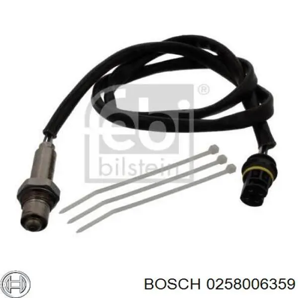Лямбда зонд до каталізатора, правий Bosch 0258006359 ціна, від 25.48 USD