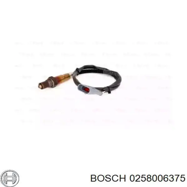 Лямбдазонд, датчик кисню до каталізатора 0258006375 Bosch