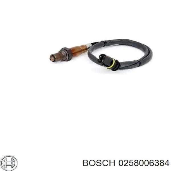 0258006384 Bosch лямбда-зонд, датчик кисню після каталізатора