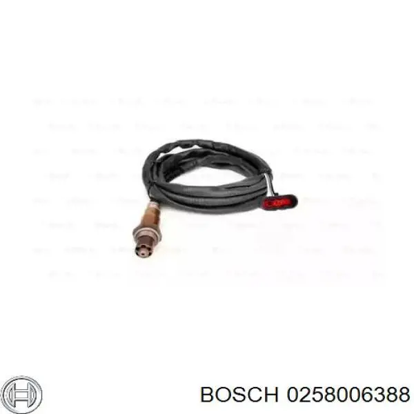 0258006388 Bosch лямбда-зонд, датчик кисню після каталізатора