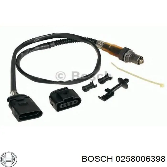0258006398 Bosch лямбда-зонд, датчик кисню після каталізатора