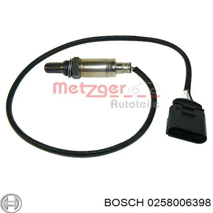 Лямбдазонд, датчик кисню після каталізатора Bosch 0258006398 ціна, від 31.65 USD