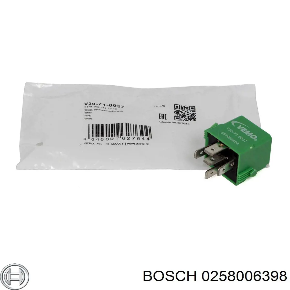 0258006398 Bosch Лямбда зонд після каталізатора