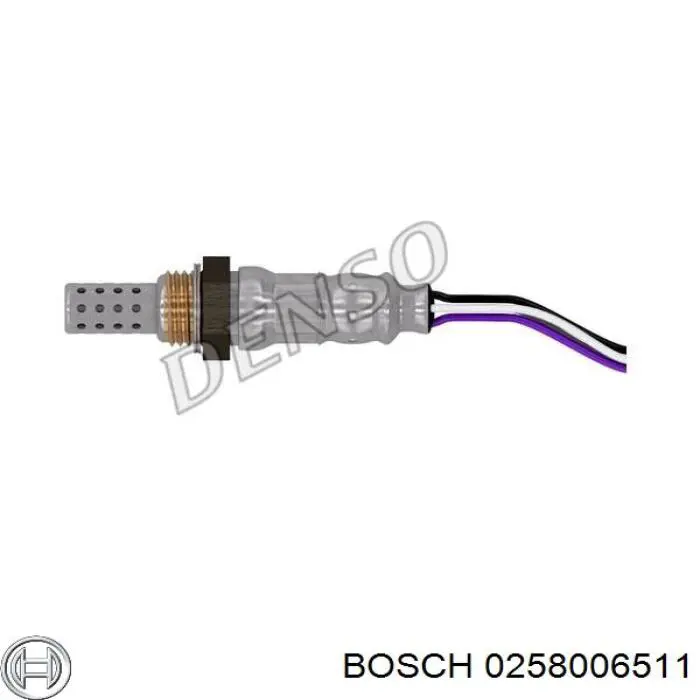 Лямбда-зонд, датчик кисню після каталізатора 0258006511 Bosch