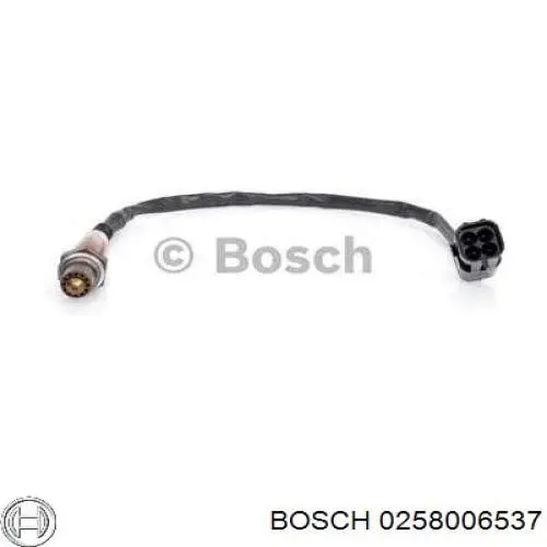 0258006537 Bosch лямбдазонд, датчик кисню до каталізатора