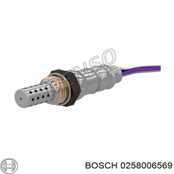 0258006569 Bosch лямбда-зонд, датчик кисню після каталізатора