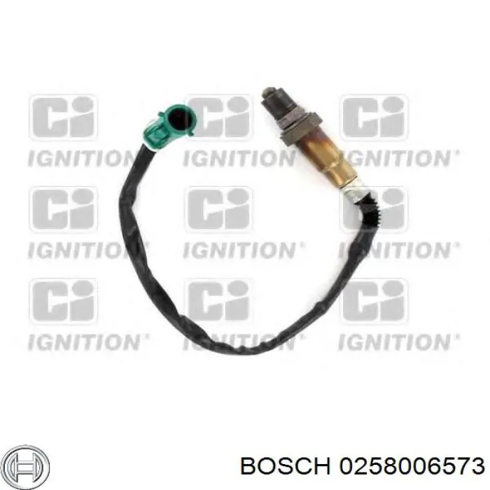 Купити 0258006573 Bosch Лямбда-зонд, датчик кисню після каталізатора