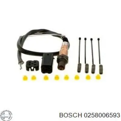 Лямбда-зонд, датчик кисню після каталізатора 0258006593 Bosch