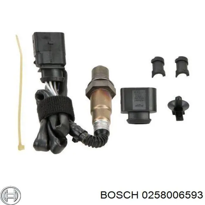 Лямбдазонд, датчик кисню після каталізатора Bosch 0258006593 ціна, від 12.81 USD