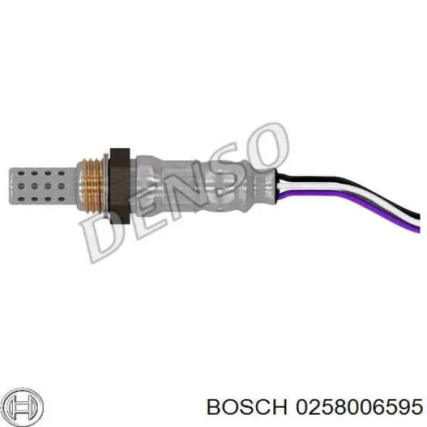 Лямбдазонд, датчик кисню до каталізатора 0258006595 Bosch