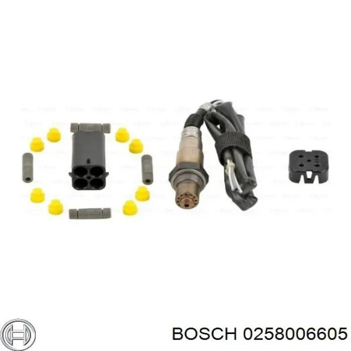 0258006605 Bosch лямбда-зонд, датчик кисню після каталізатора