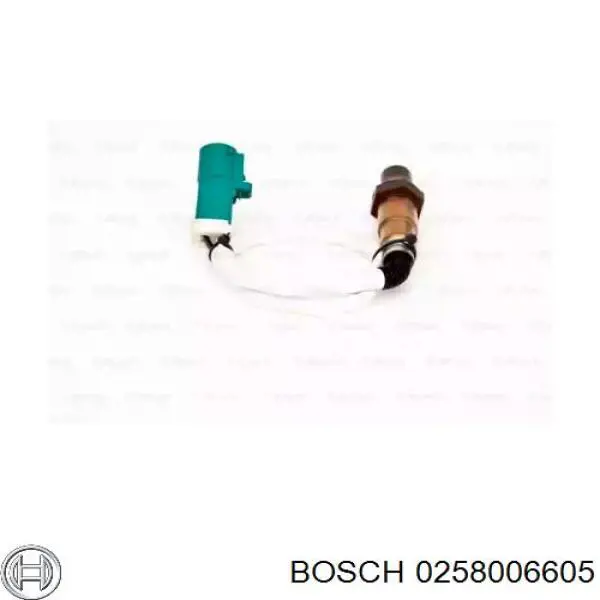Купити 0258006605 Bosch Лямбда-зонд, датчик кисню після каталізатора