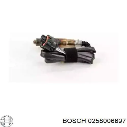 0258006697 Bosch лямбдазонд, датчик кисню до каталізатора