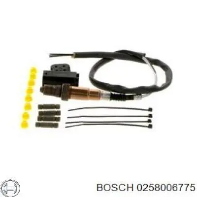 Купити 0258006775 Bosch Лямбда-зонд, датчик кисню після каталізатора