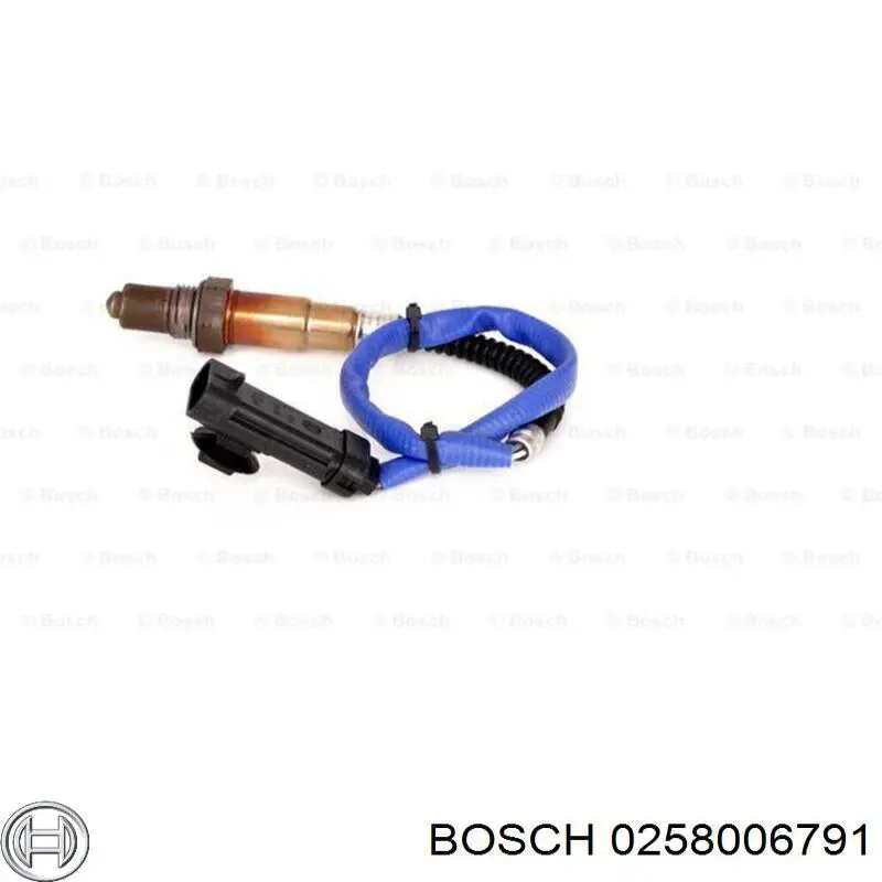 0258006791 Bosch лямбда-зонд, датчик кисню після каталізатора