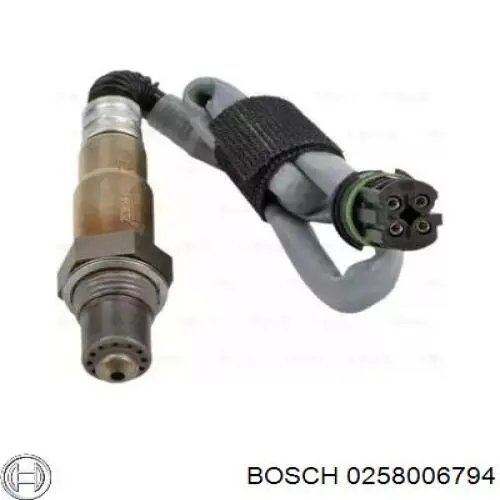 0258006794 Bosch лямбда-зонд, датчик кисню після каталізатора, лівий