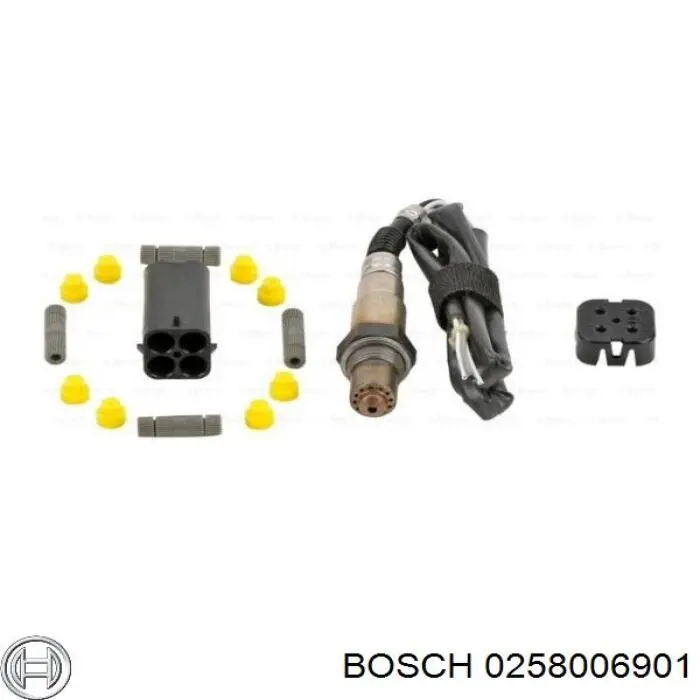 0258006901 Bosch лямбда-зонд, датчик кисню після каталізатора