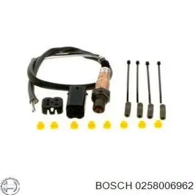 Лямбдазонд, датчик кисню до каталізатора 0258006962 Bosch