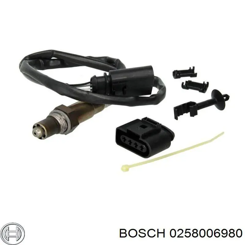 0258006980 Bosch лямбда-зонд, датчик кисню після каталізатора