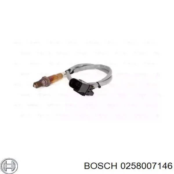 0258007146 Bosch Лямбдазонд, датчик кисню до каталізатора