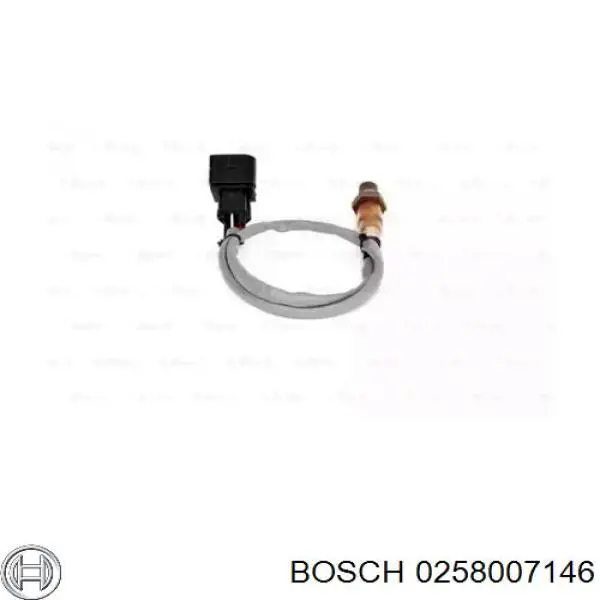 Лямбдазонд, датчик кисню до каталізатора Bosch 0258007146 ціна, від 105.27 USD