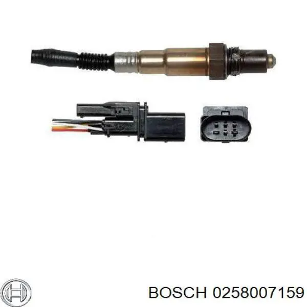 Лямбда-зонд, датчик кисню до каталізатора, лівий Bosch 0258007159 ціна, від 35.85 USD