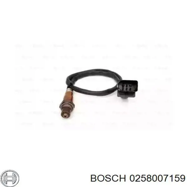 Купити 0258007159 Bosch Лямбда-зонд, датчик кисню до каталізатора, лівий