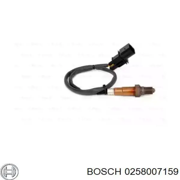 Лямбда-зонд, датчик кисню до каталізатора, лівий 0258007159 Bosch