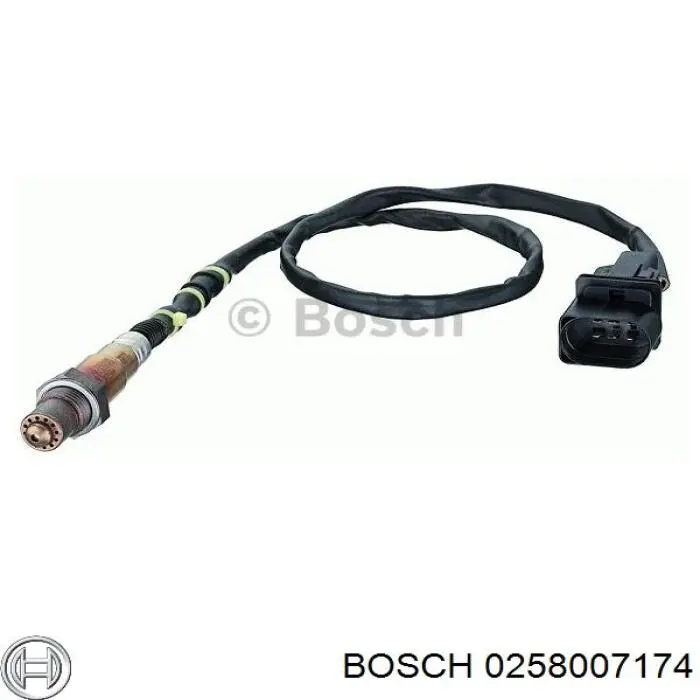 0258007174 Bosch лямбдазонд, датчик кисню до каталізатора