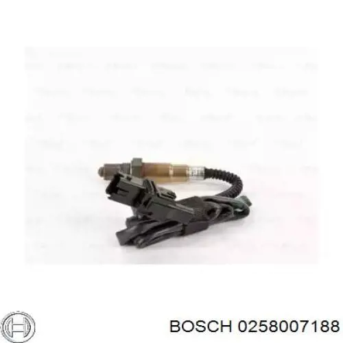 Лямбда-зонд, датчик кисню до каталізатора, лівий 0258007188 Bosch
