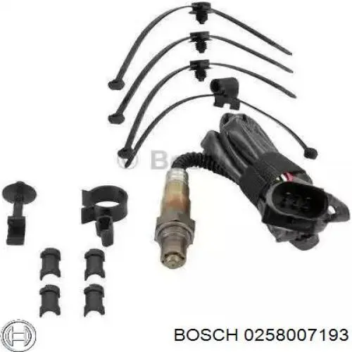Лямбда зонд до каталізатора, правий Bosch 0258007193 ціна, від 79.84 USD