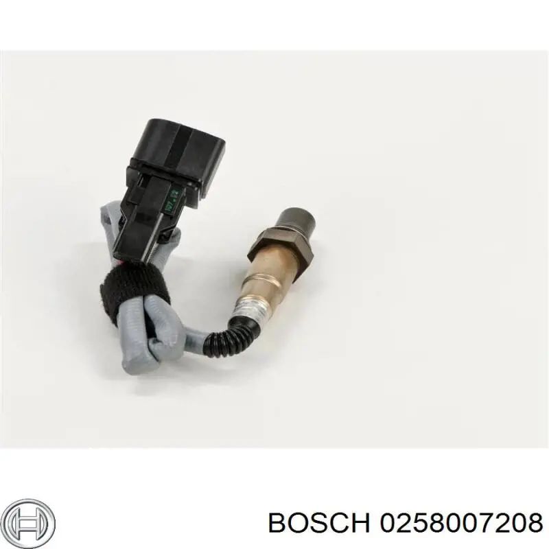 Лямбда-зонд, датчик кисню до каталізатора, лівий 0258007208 Bosch