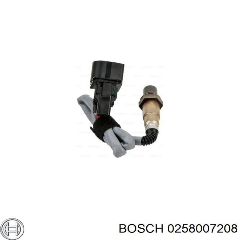 Лямбда-зонд, датчик кисню до каталізатора, лівий Bosch 0258007208 ціна, від 115.24 USD