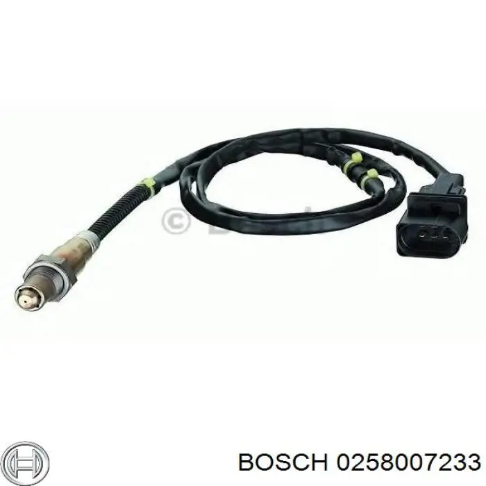 Лямбда-зонд, датчик кисню до каталізатора, правий Bosch 258007233
