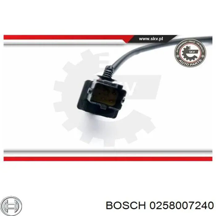 0258007240 Bosch лямбдазонд, датчик кисню до каталізатора