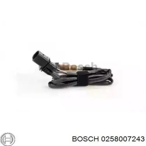 Лямбдазонд, датчик кисню до каталізатора, правий Bosch 0258007243