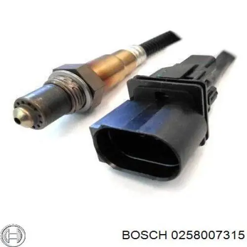 Лямбдазонд, датчик кисню до каталізатора 0258007315 Bosch