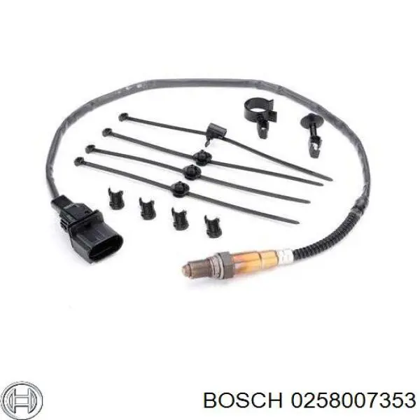 0258007353 Bosch лямбдазонд, датчик кисню до каталізатора