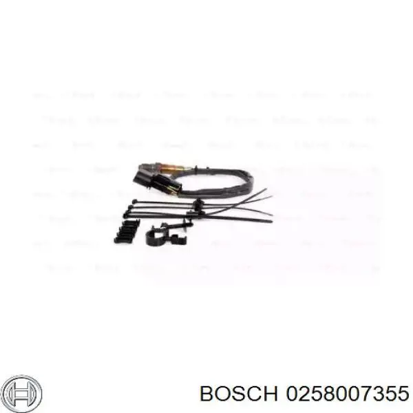 Купити 0258007355 Bosch Лямбдазонд, датчик кисню до каталізатора