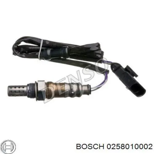 0258010002 Bosch лямбда-зонд, датчик кисню після каталізатора