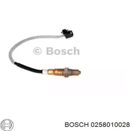 0258010028 Bosch лямбда-зонд, датчик кисню після каталізатора