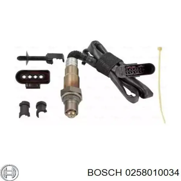 Лямбда-зонд, датчик кисню після каталізатора 0258010034 Bosch