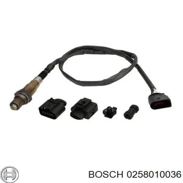 0258010036 Bosch Лямбда-зонд, датчик кисню після каталізатора