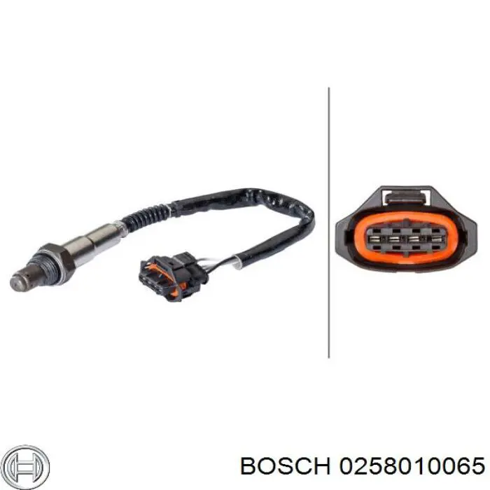 Лямбдазонд, датчик кисню після каталізатора Bosch 0258010065 ціна, від 70.54 USD