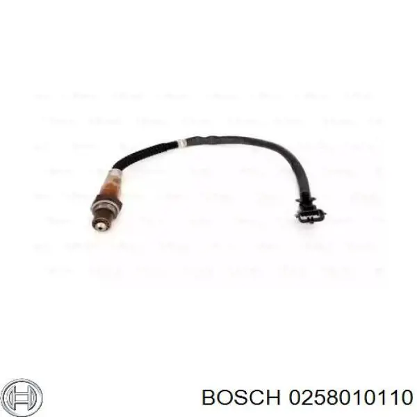 Лямбдазонд, датчик кисню до каталізатора 0258010110 Bosch