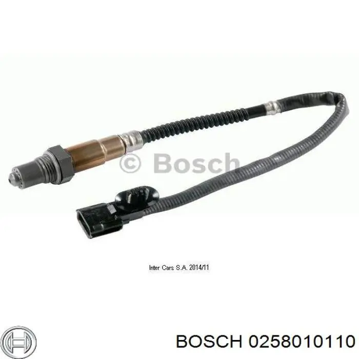 0258010110 Bosch лямбдазонд, датчик кисню до каталізатора