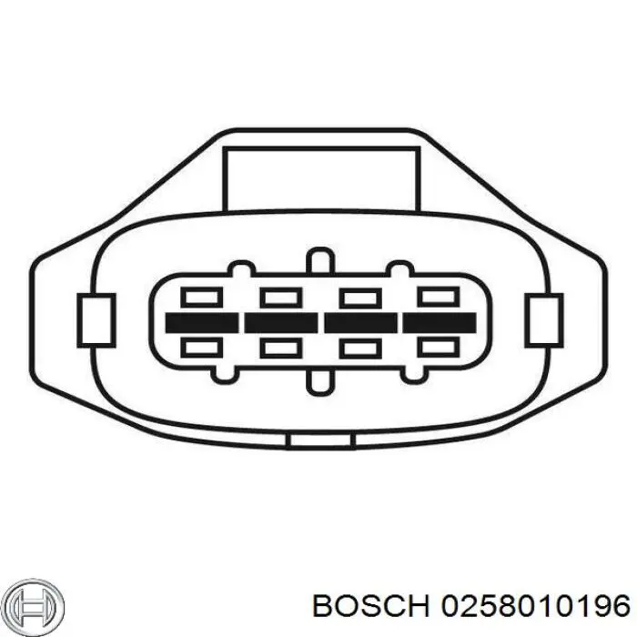 Лямбдазонд, датчик кисню після каталізатора Bosch 0258010196 ціна, від 27.20 USD