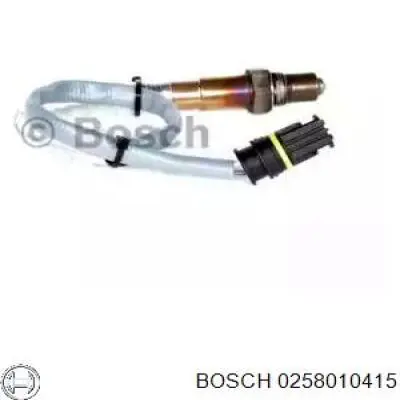 Купити 0258010415 Bosch Лямбда-зонд, датчик кисню після каталізатора