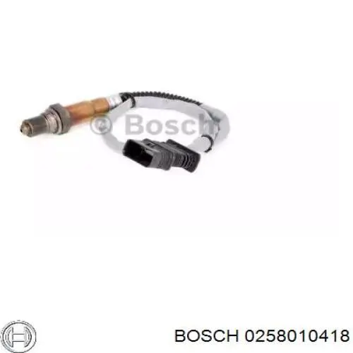 Лямбда-зонд, датчик кисню після каталізатора 0258010418 Bosch