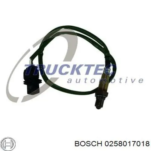 Лямбдазонд, датчик кисню до каталізатора Bosch 0258017018 ціна, від 119.10 USD